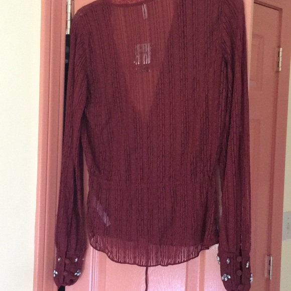 Free People long sleeve blouse - Picture 6 of 8